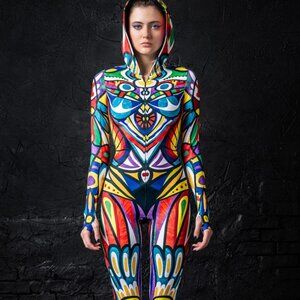 Badinka Psy Vance Fit Onesie with Hood